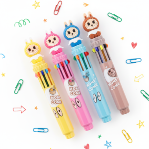 "Dream Mood Dazzle Magic eraser set with witch figure, broom, owl, cat, cauldron, and wizard hat – fun fantasy stationery for kids."