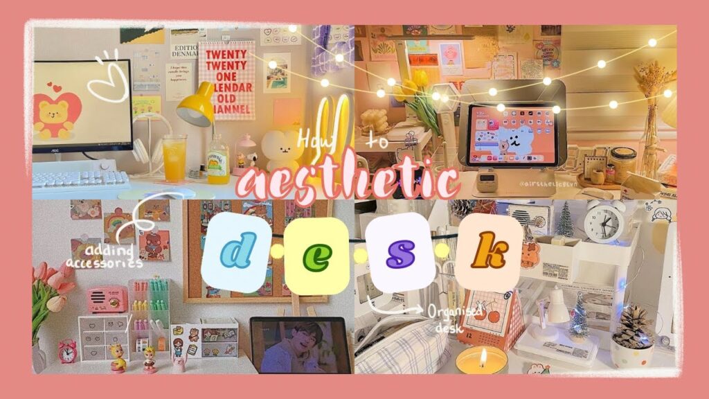 aesthetic desk accessories